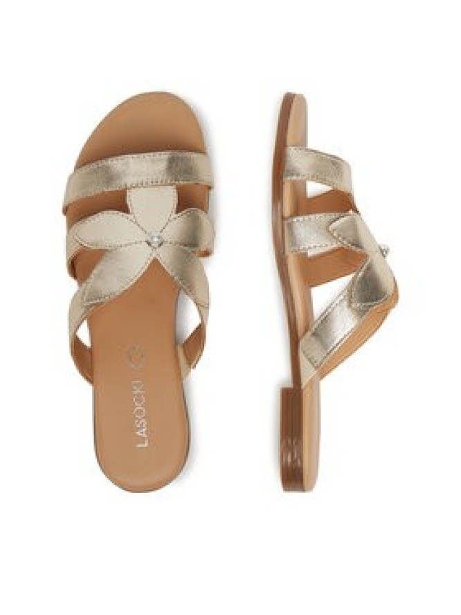 Lasocki Klapki RST-ARENA-69 Złoty