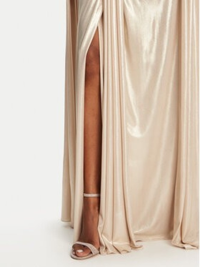 Babylon Sukienka wieczorowa MF0223 Złoty Regular Fit