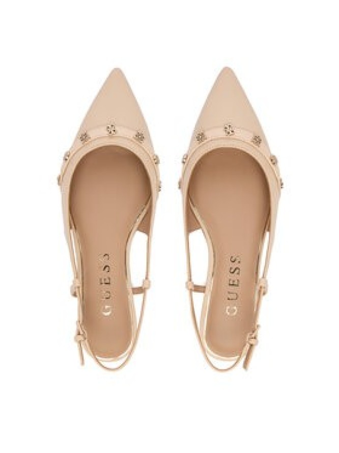 Guess Baleriny FLPDOR LEA05 Beżowy