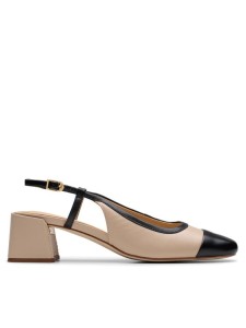 Clarks Czółenka Nyta45 Sling 26181321 Beżowy