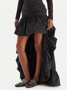 PINKO Spódnica maxi 105642 Y3LE Z99 Czarny Regular Fit