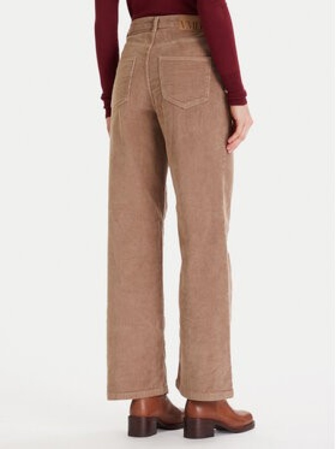 Vero Moda Spodnie materiałowe Tessa 10315350 Beżowy Wide Leg