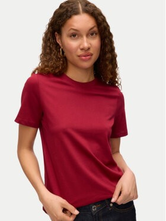 Vero Moda T-Shirt Paulina 10316991 Czerwony Regular Fit