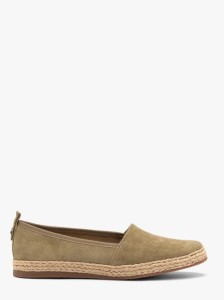 Oliwkowe espadryle damskie