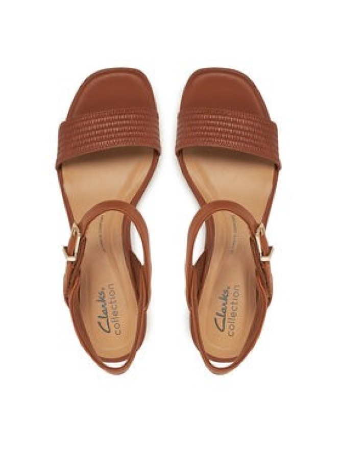 Clarks Sandały Jaylan Ray 26181661 Brązowy