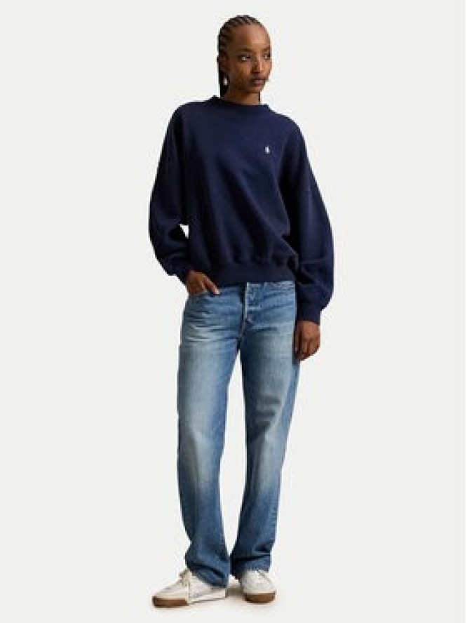 Polo Ralph Lauren Bluza 211965111501 Granatowy Oversize