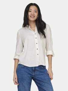 ONLY Koszula Goa 15363991 Biały Loose Fit