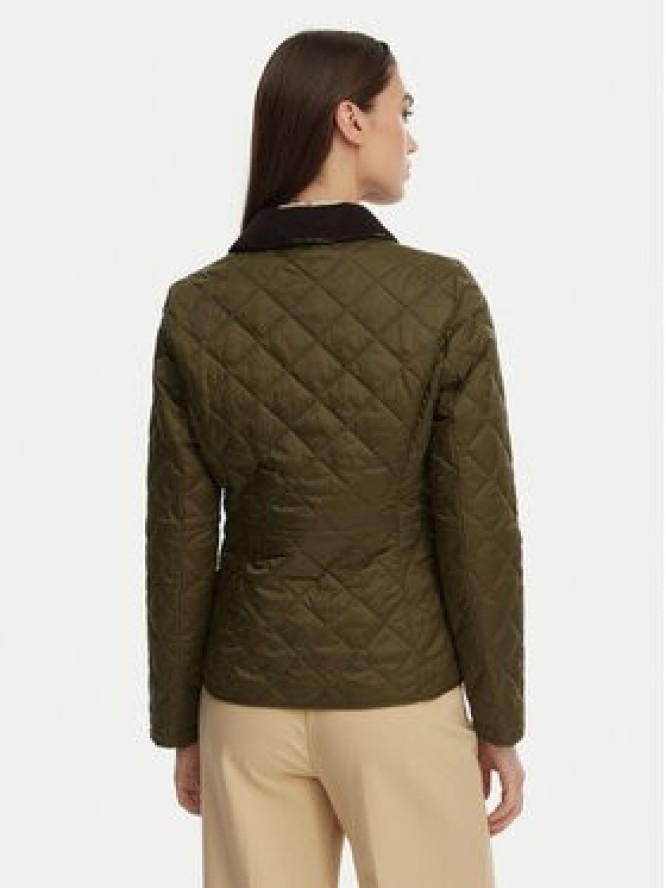Barbour Kurtka przejściowa Deveron LQU1012OL51 Zielony Regular Fit