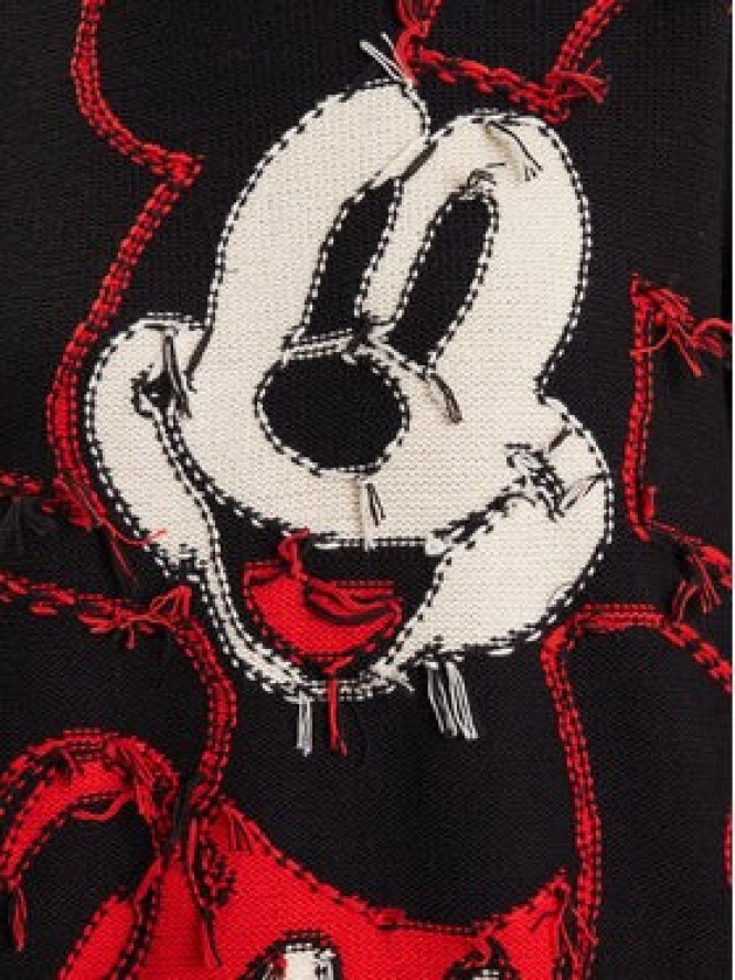 Desigual Bluza Hello Mickey 25WWSK14 Czarny Regular Fit