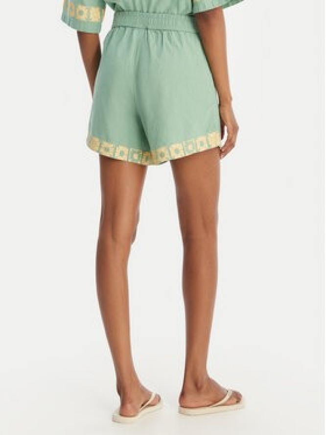 Quiksilver Szorty materiałowe Bahamas EQWNS03090 Zielony Regular Fit