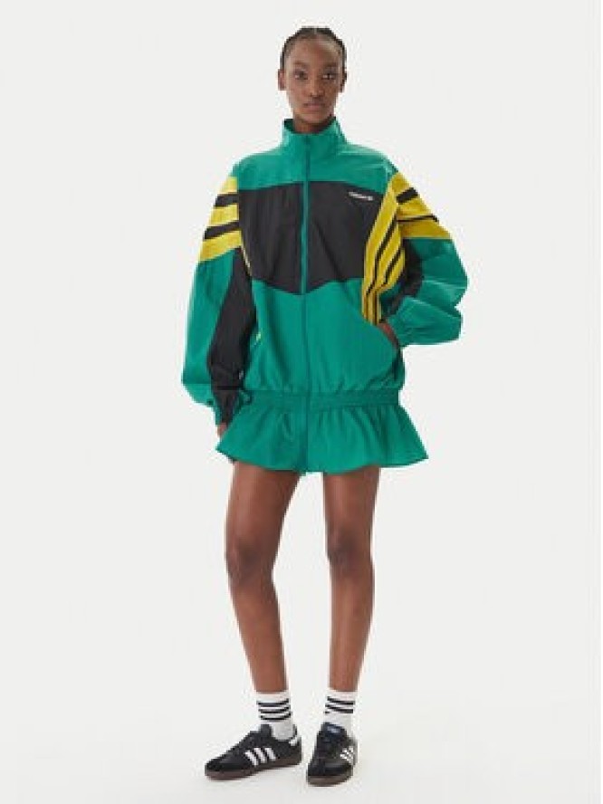 adidas Sukienka codzienna Santiago KC9133 Zielony Oversize