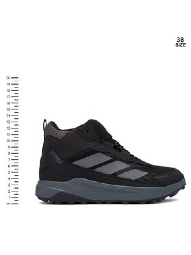 adidas Trekkingi Terrex Anylander Mid Climaproof Junior Hiking Shoes KJ2663 Czarny