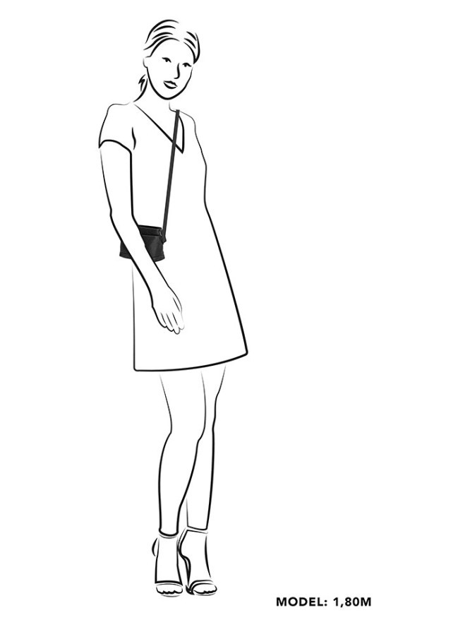 HIDE & STITCHES Skórzana torebka w kolorze jasnobrązowym - 21,5 x 14 x 6,5 cm rozmiar: onesize