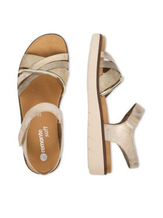 Remonte Sandały CEO-D2058-90 Złoty