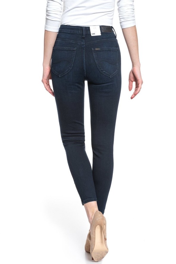 SPODNIE DAMSKIE LEE Scarlett High Zip MULBERRY L31BFGIT 112107014