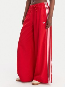 adidas Spodnie dresowe Firebird Adilenium KD6299 Czerwony Regular Fit