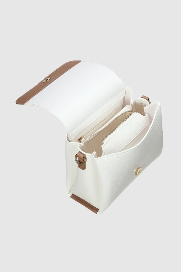 VALENTINO Biała torebka Alexia Satchel SS26