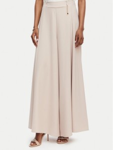 Rinascimento Spodnie palazzo CFC0020285002 Beżowy Wide Leg