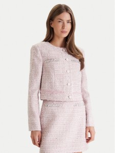 Guess Marynarka W6RL54 WJ632 Różowy Regular Fit