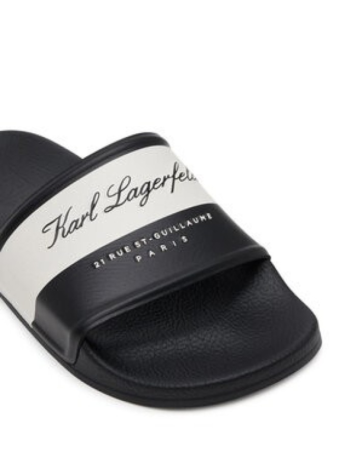 KARL LAGERFELD Klapki Kondo 2.0 KL80923 Czarny