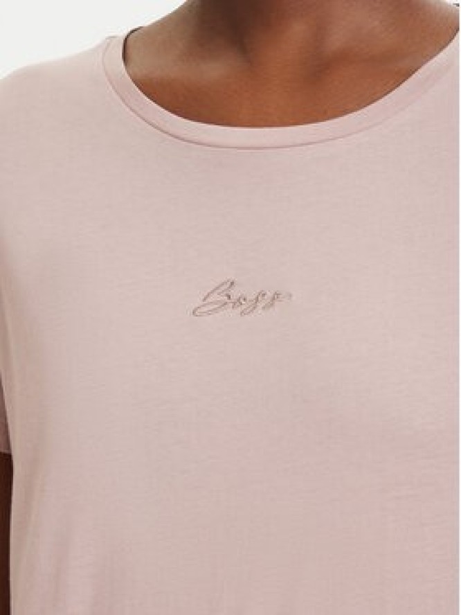 BOSS T-Shirt C_Elove 50554696 Różowy jasny Slim Fit