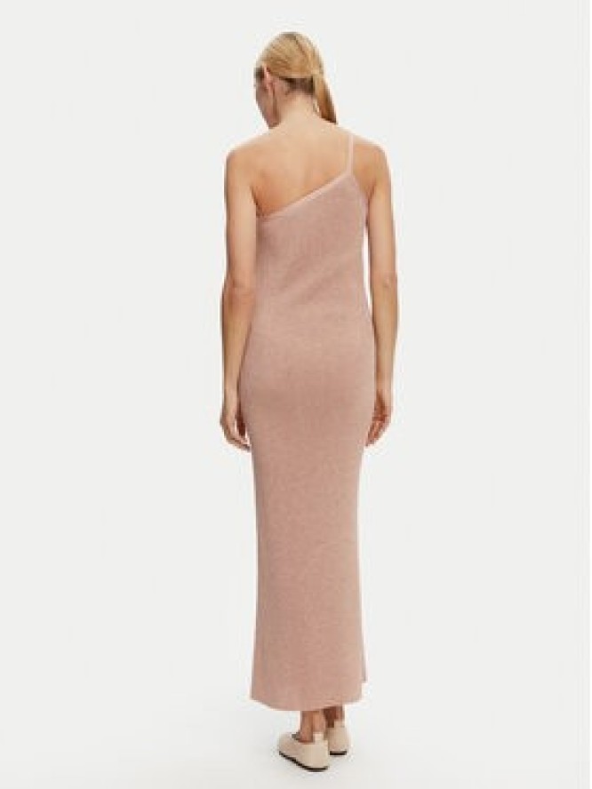 Kontatto Sukienka dzianinowa 3M0563C Beżowy Regular Fit