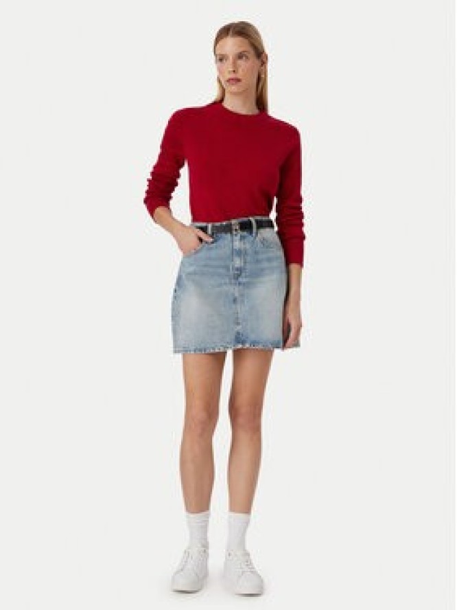 Tommy Hilfiger Spódnica jeansowa WW0WW50007 Niebieski Regular Fit