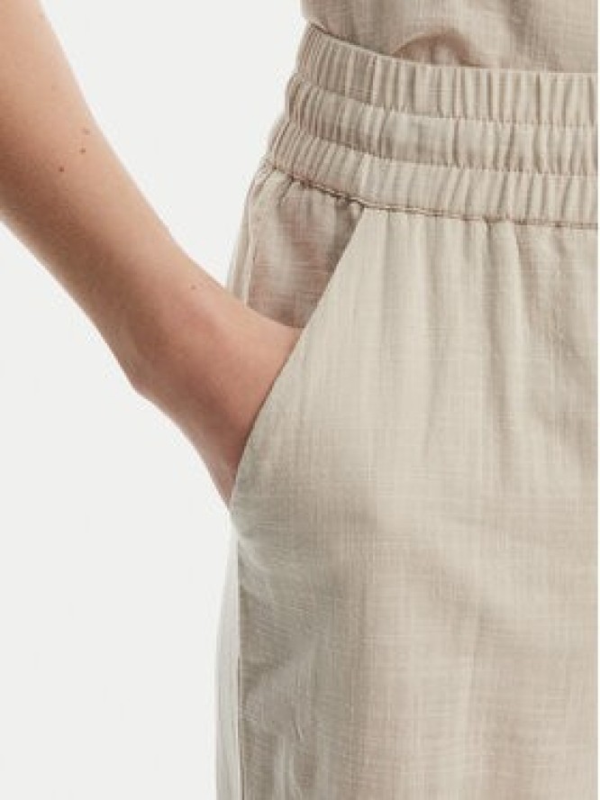 Vero Moda Spodnie materiałowe Caia 10333796 Beżowy Wide Leg