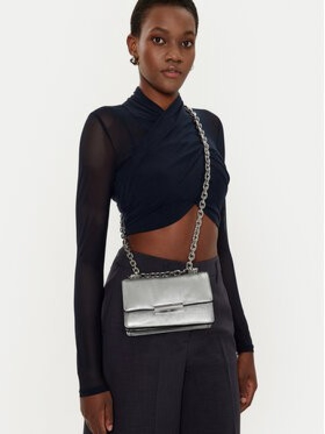 TOUS Torebka Audree 2002203055 Srebrny