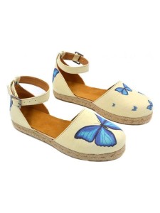 Calceo Espadryle w kolorze jasnożółtym ze wzorem rozmiar: 36