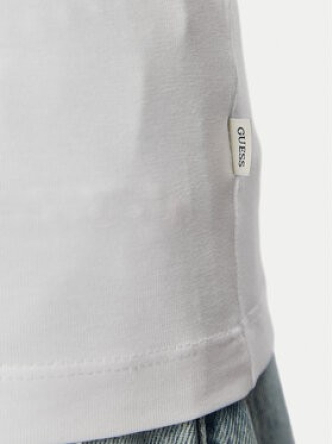 Guess Jeans T-Shirt W6YI04 K3637 Biały Regular Fit