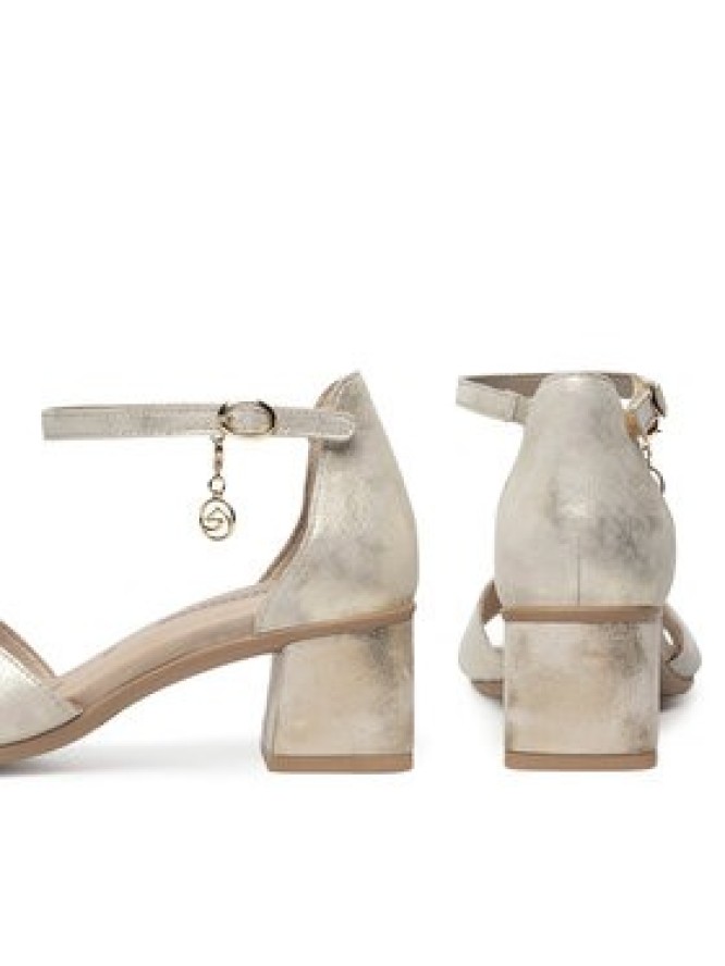 Remonte Sandały D1K50-90 Złoty