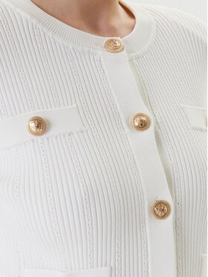 Guess Kardigan W5YR09 Z0130 Biały Regular Fit