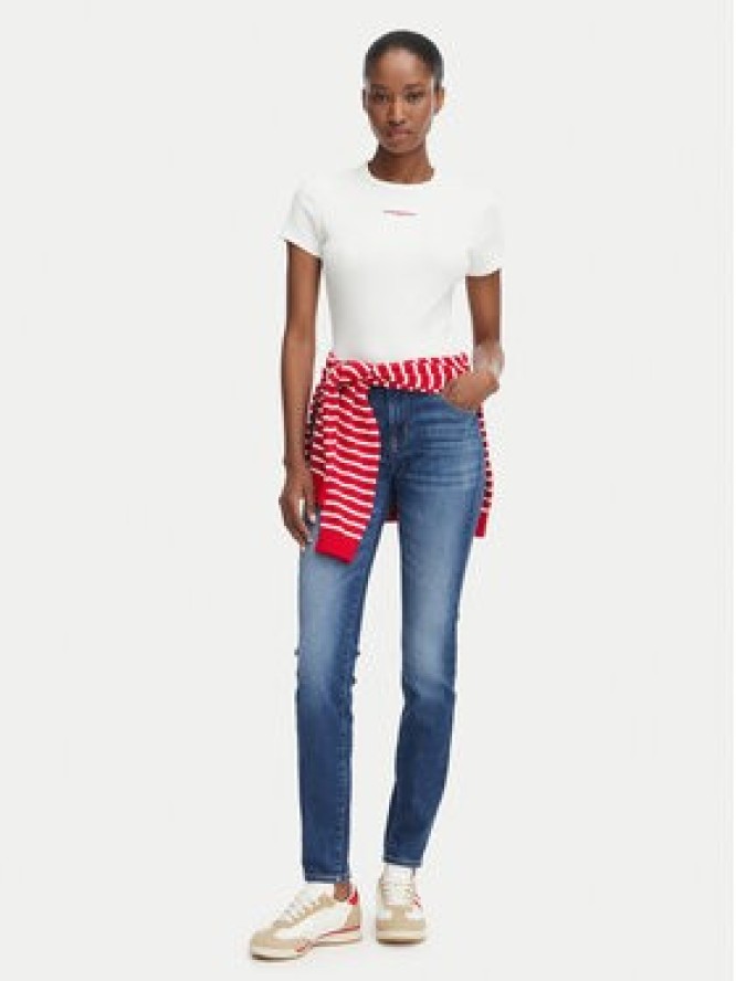 Tommy Jeans Jeansy Sophie DW0DW23101 Granatowy Skinny Fit