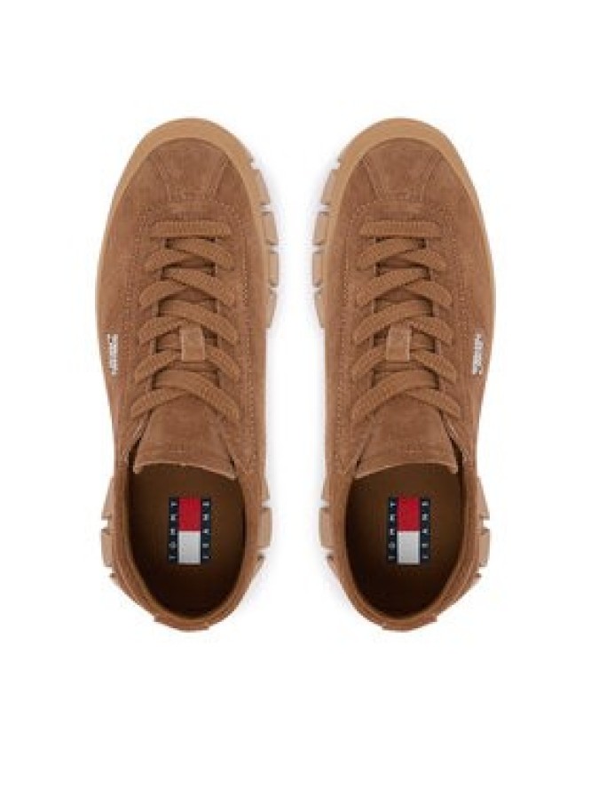 Tommy Jeans Sneakersy Platform Sneaker EN0EN03132 Brązowy