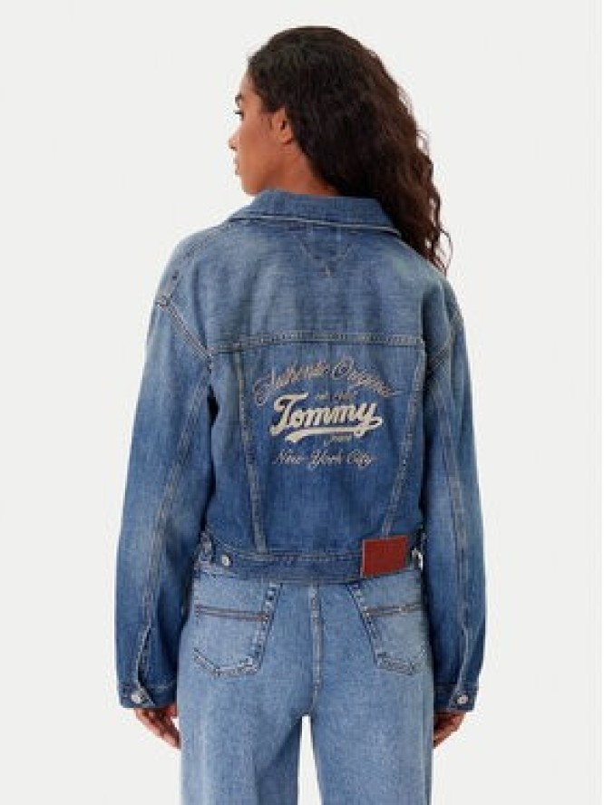 Tommy Jeans Kurtka jeansowa DW0DW21061 Granatowy Regular Fit