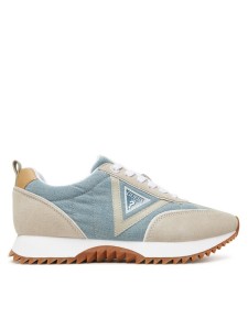 Guess Sneakersy FLTBAI DEN12 Niebieski