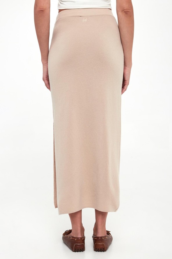 Spódnica wełniana midi Merce1 MARELLA MONOCHROME