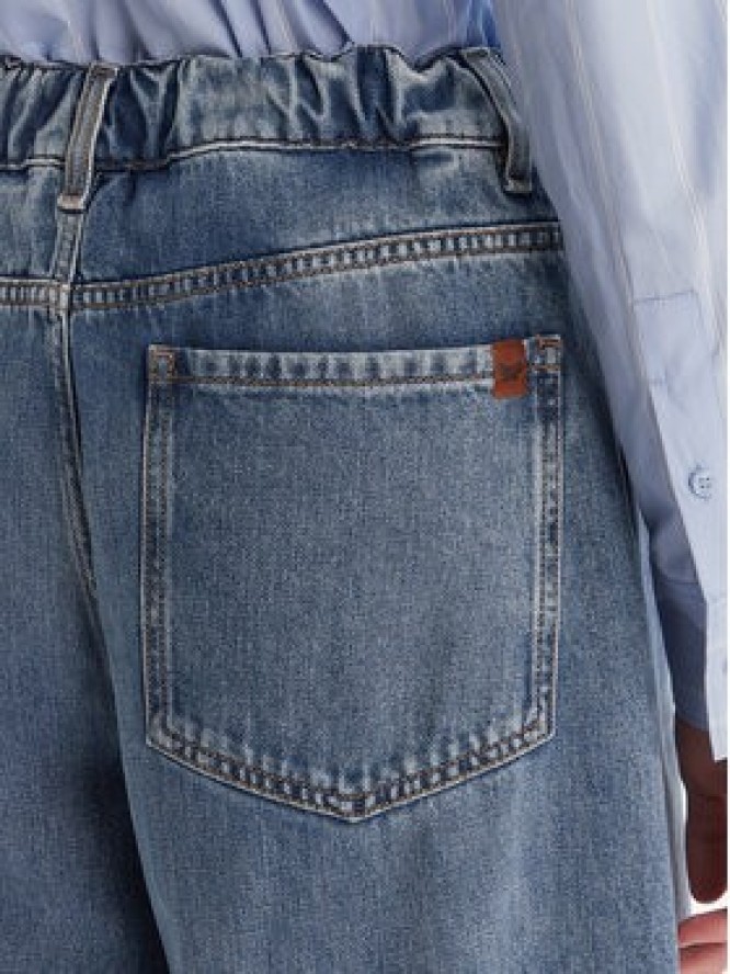 Weekend Max Mara Jeansy Abete 2615181101 Granatowy Wide Leg