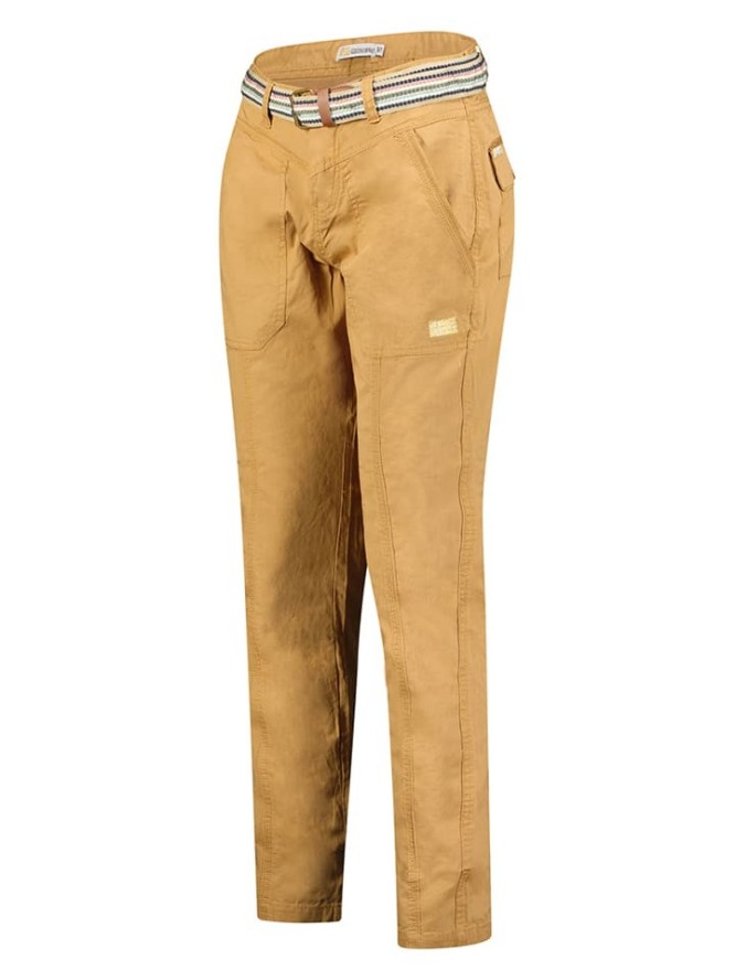 Geographical Norway Spodnie "Prioria" w kolorze beżowym rozmiar: XXL