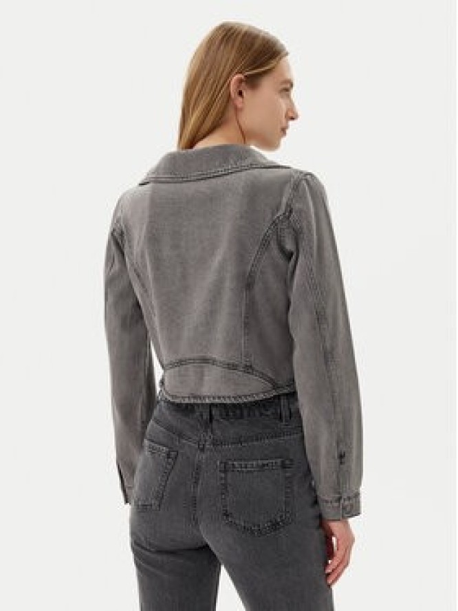 Vila Kurtka jeansowa Kiki 14104772 Szary Regular Fit