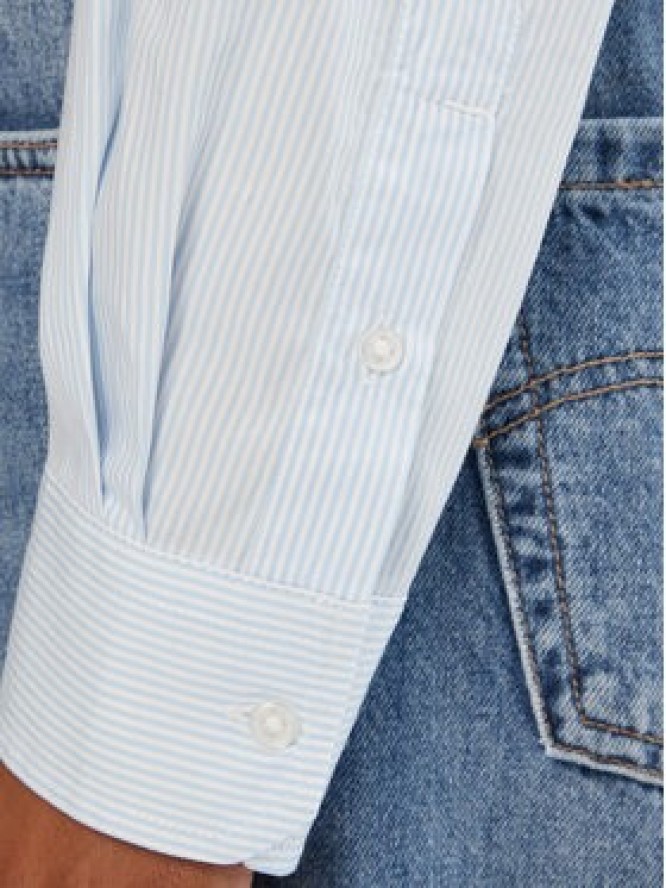 Tommy Jeans Koszula DW0DW21400 Błękitny Relaxed Fit