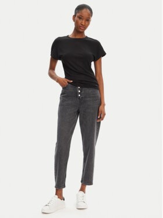 Tommy Jeans Jeansy DW0DW21373 Szary Mom Fit