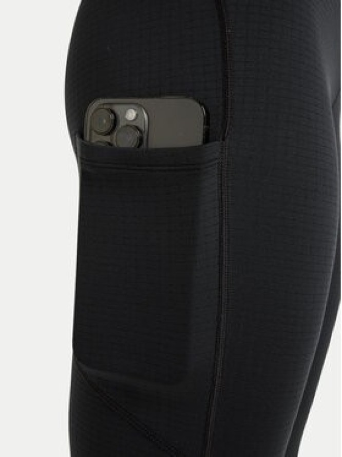 Roxy Legginsy Waves Of Warmth ERJNP03671 Czarny Slim Fit