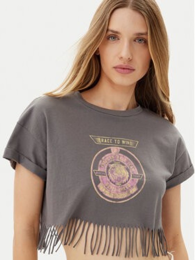 Noisy May T-Shirt Gaby 27033386 Szary Regular Fit