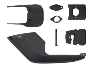 Haibike ALL MTN zestaw pokrywy silnika Alloy