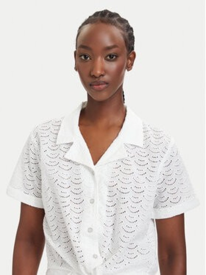 Guess Koszula W6GH48 W1881 Biały Classic Fit