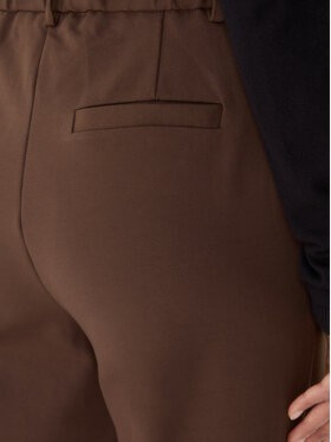 ViCOLO Spodnie materiałowe TF0229 Brązowy Regular Fit