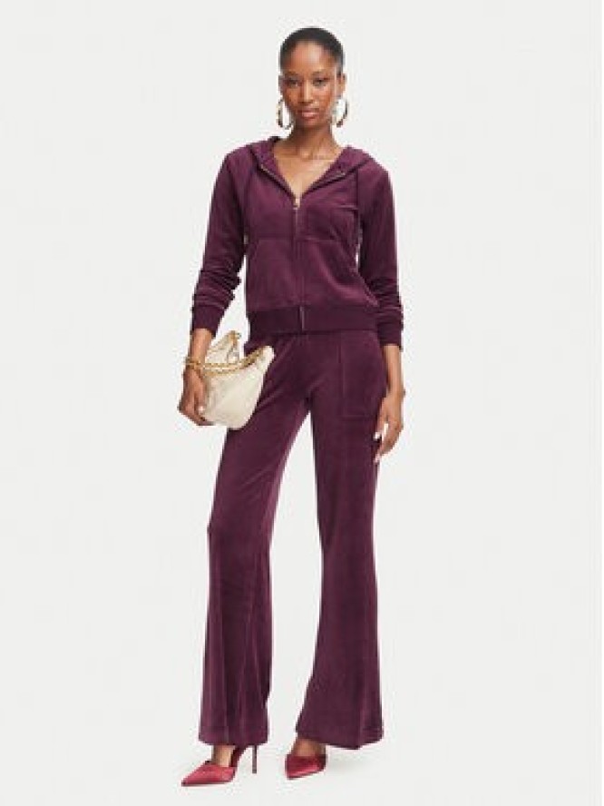 Juicy Couture Bluza Robertson JCAP176G Fioletowy Slim Fit