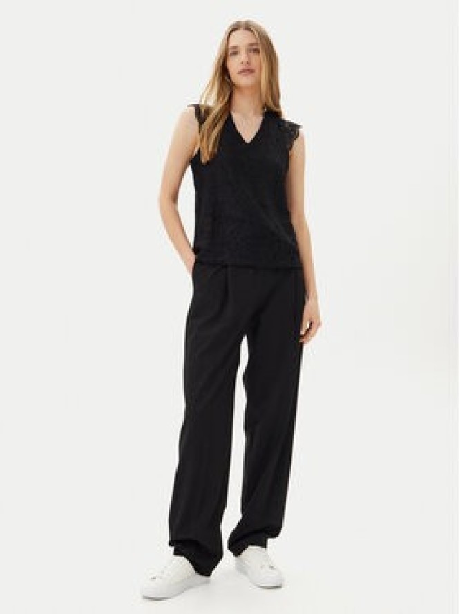 Pieces Bluzka Olline 17154614 Czarny Regular Fit